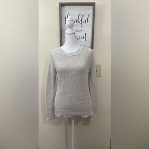 American Eagle Outfitters Women’s Sweater Pullover Beige With Shine Size XS/ TP